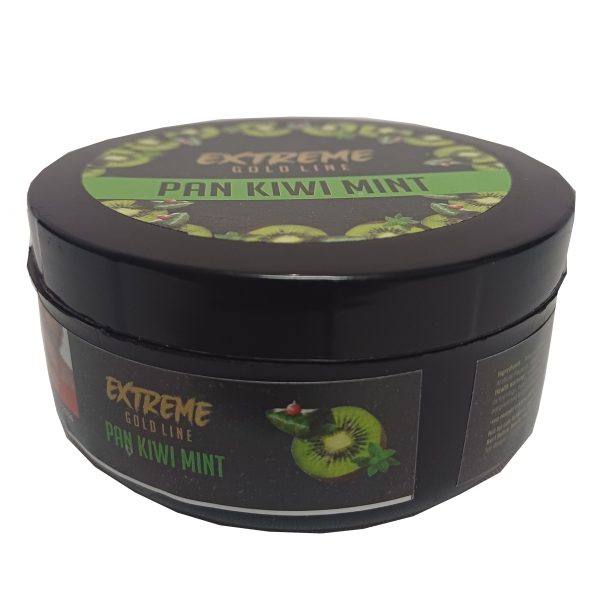 Extreme Gold Line Pan Kiwi Mint Hookah Flavour – 100g Tub - Image 2